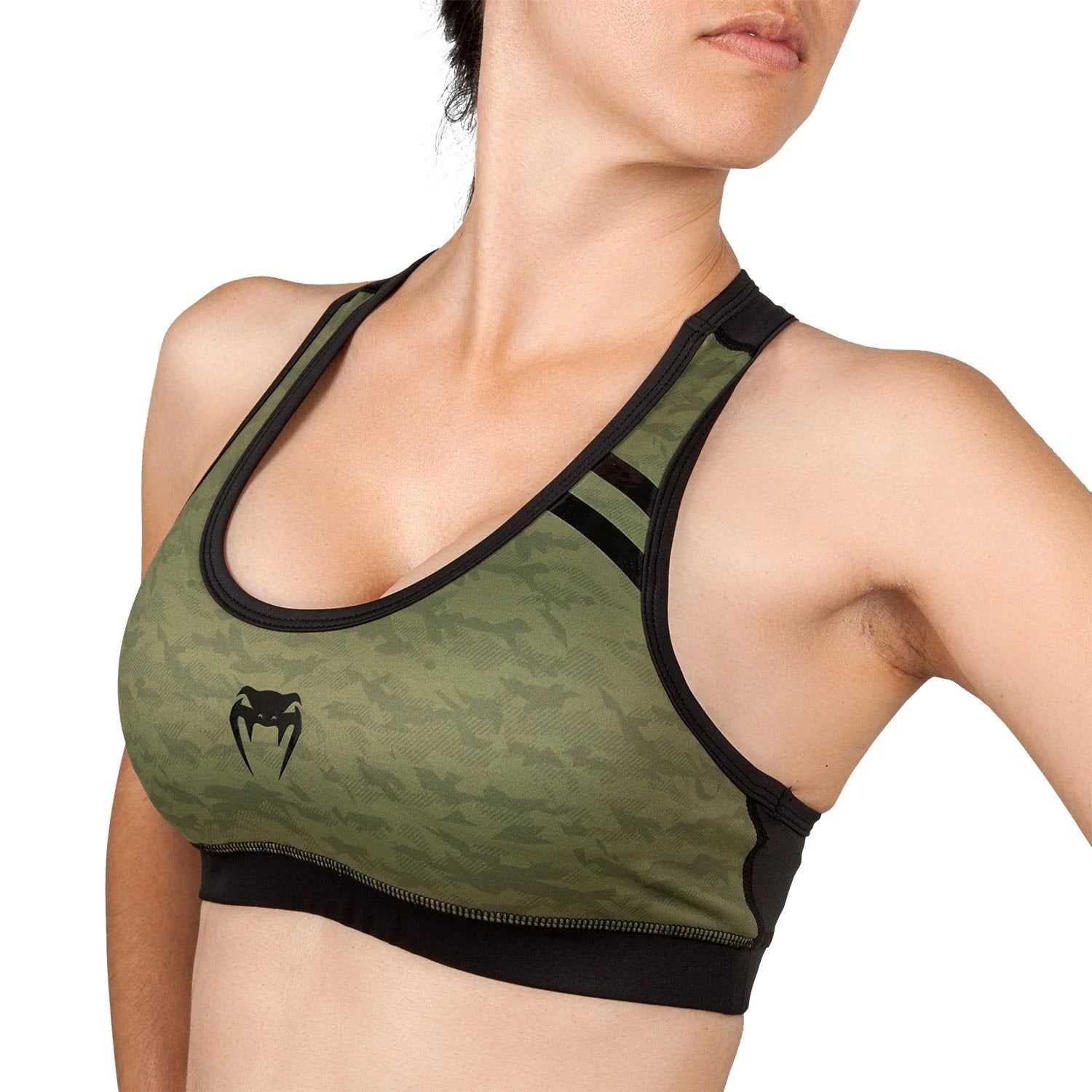 Power 2.0 Sports Bra - Khaki/Black
